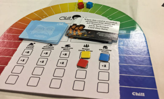 Bob Ross: Art of Chill board game