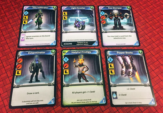 Clank In Space board game