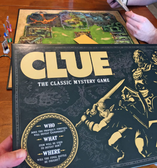 Clue The Legend of Zelda board game