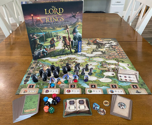 The Lord of the Rings: Adventure to Mount Doom board game