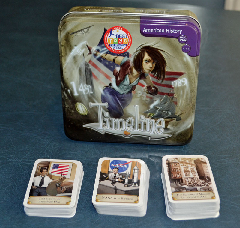 Timeline: American History card game